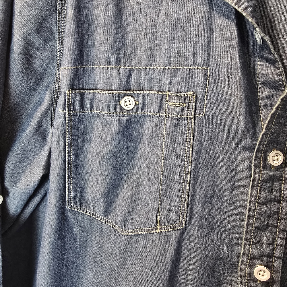 American Rag Cotton Lightweight Denim Women's XL Shirt - Picture 4 of 11